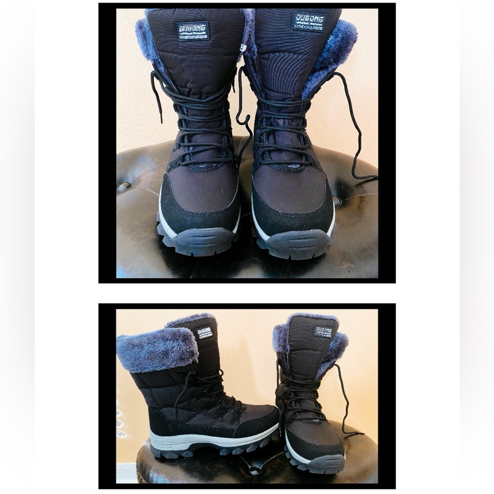 MENS PLUSH SNOW BOOTS .